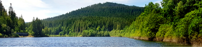 Schwarzenbach-Stausee mit Badnerhöhe Schwarzenbach-Stausee mit Badnerhöhe